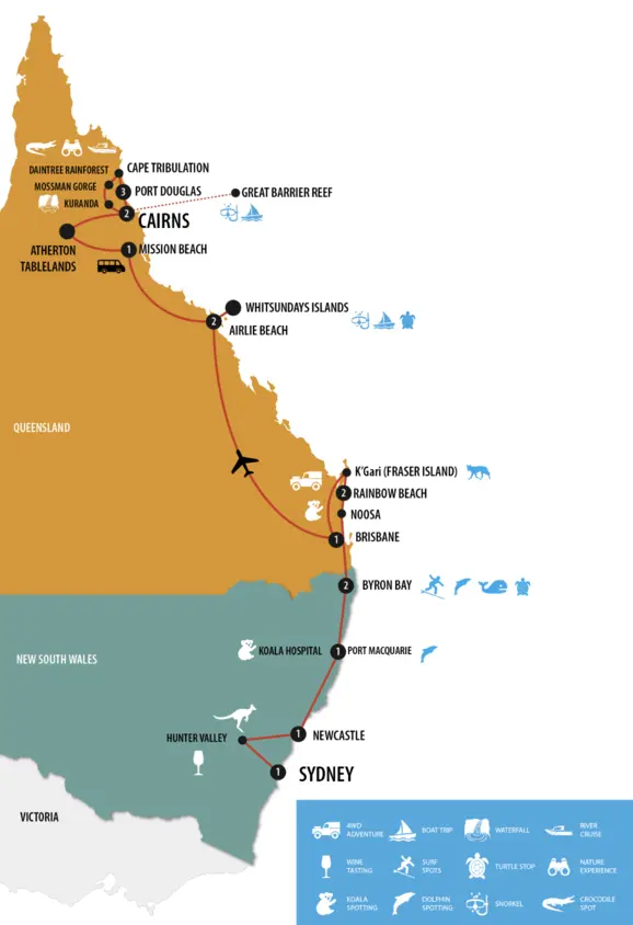 16 Day Best of East Coast Australia Tour from Sydney