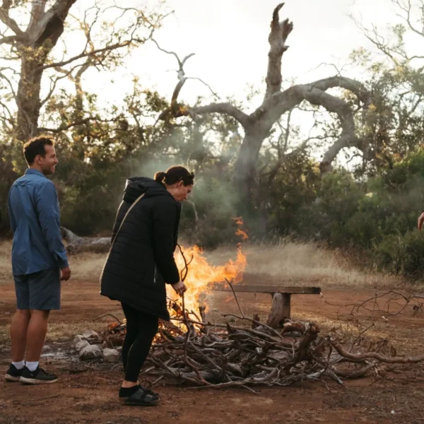 Uluru Tour Campfire