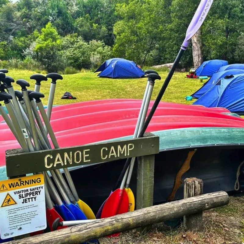Canoes and kayaks in the Grampians National Park