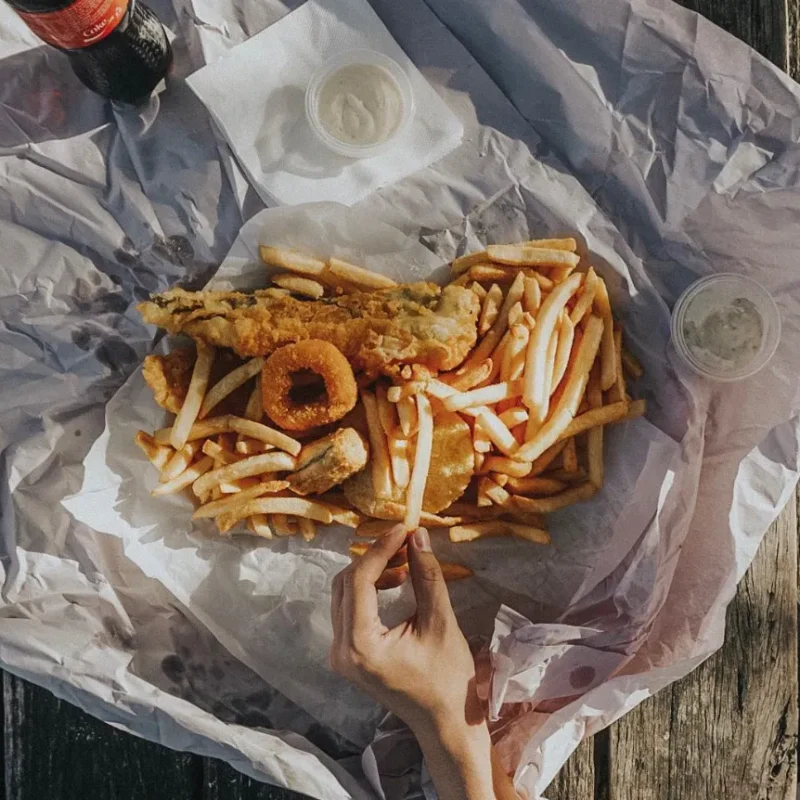 Enjoy local seafood in Port Campbell