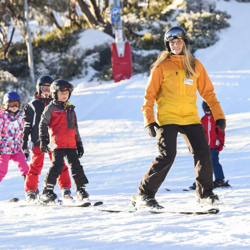Family trips Snow Victoria