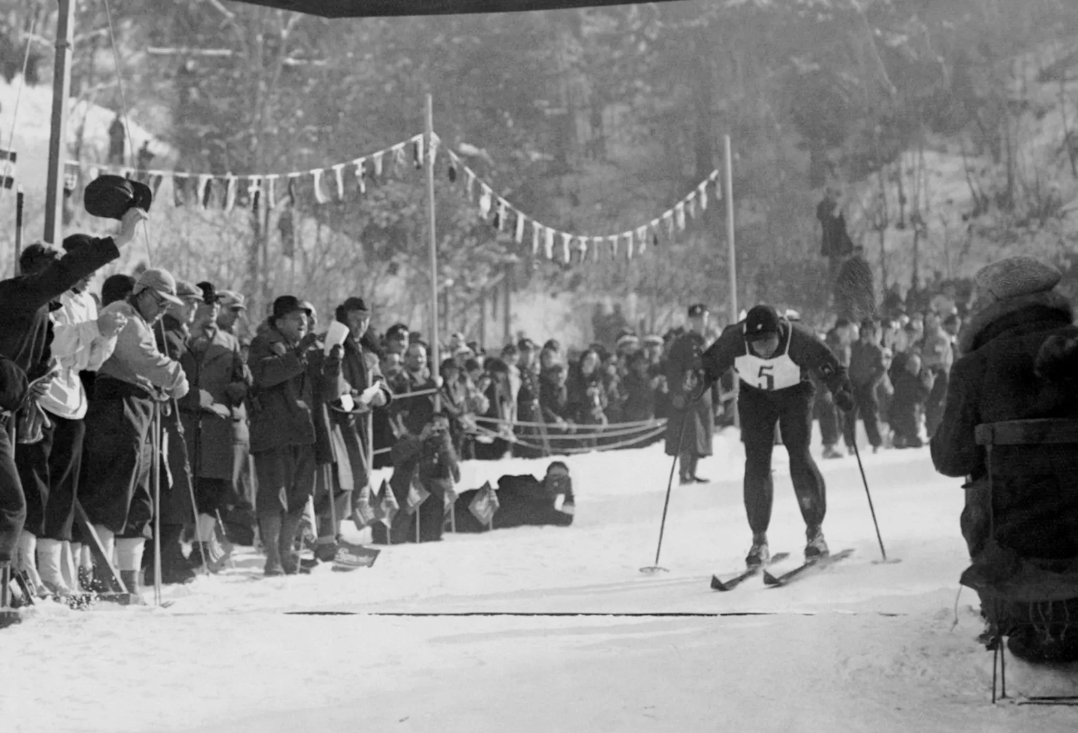 First Nordic Ski Competition