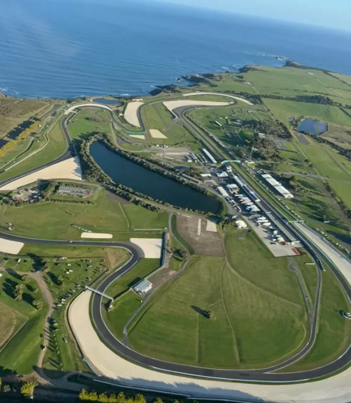 Helicopter flight on Phillip Island