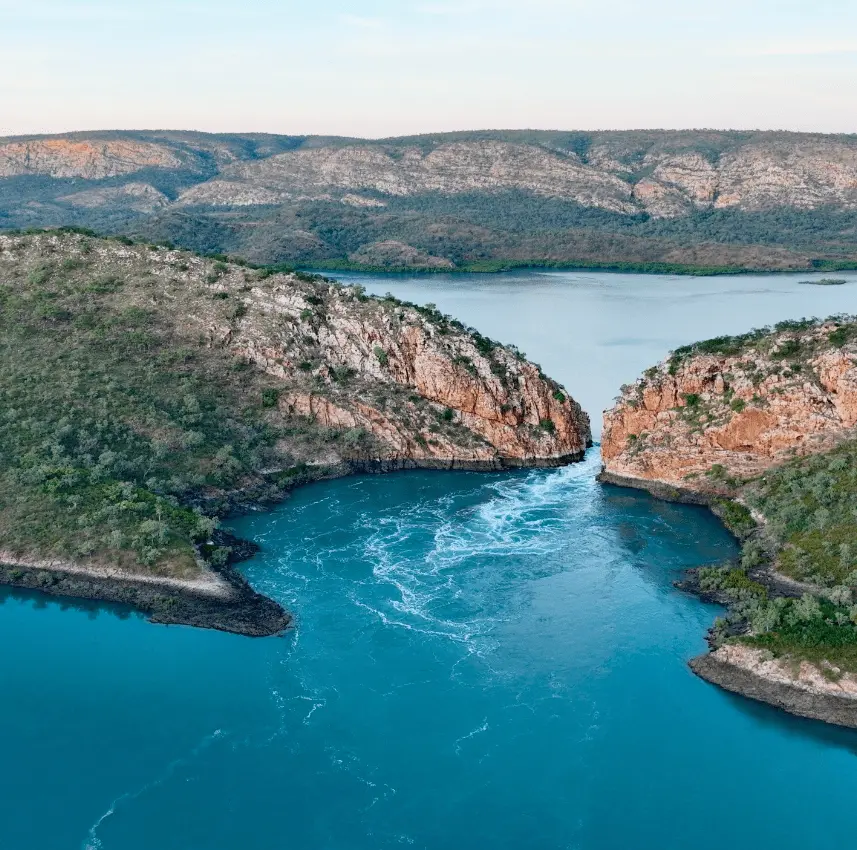 Horizontal falls can be found