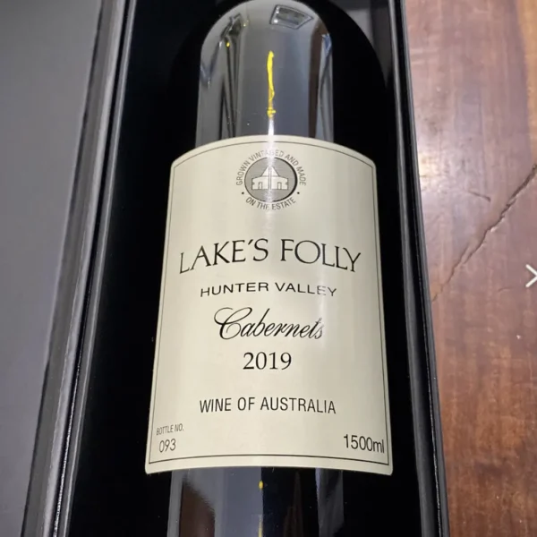 Lake’s Folly cabarnets 2019