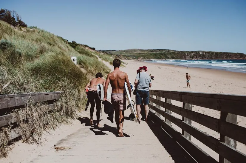 Surfing Cape Woolamai Beach