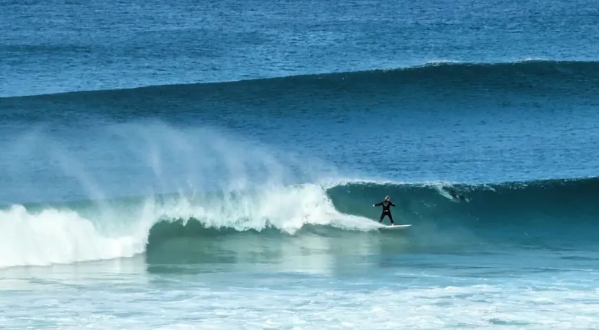 Surfing Woolamai Beach