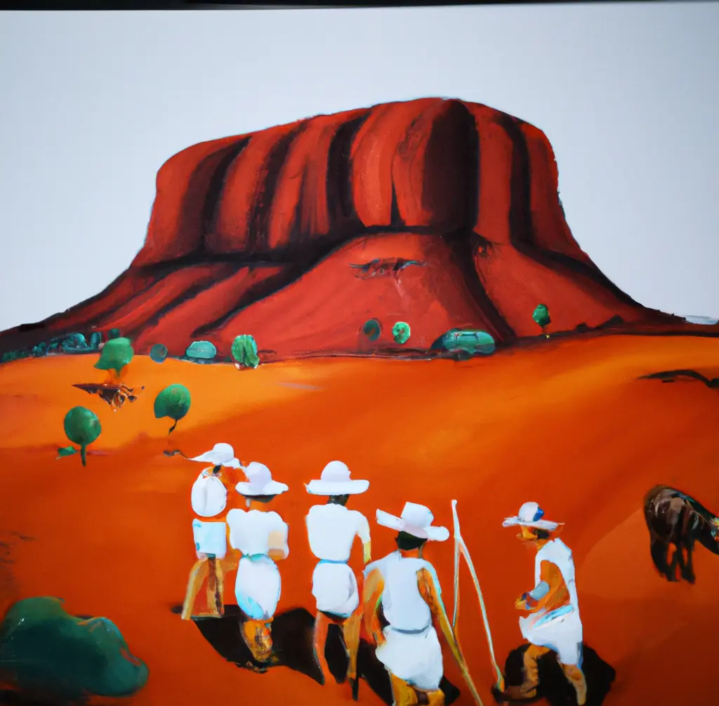 Uluru tourist destination