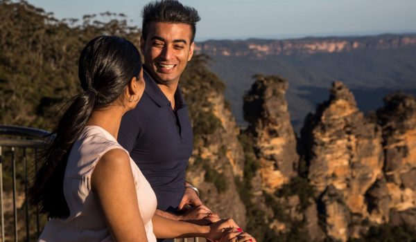 The iconic Three Sisters of the Blue Mountains