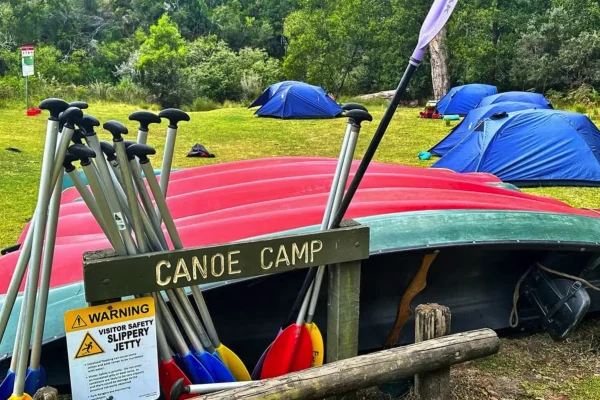 Canoes and kayaks in the Grampians National Park