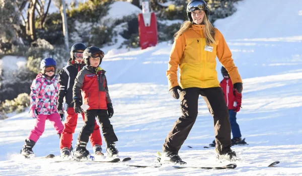 Family trips Snow Victoria