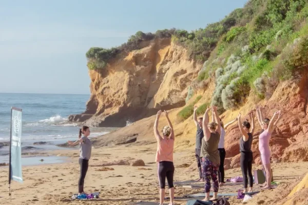 Take a Yoga Class on the Beach at Great Ocean Road